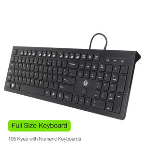 <span class=keywords><strong>Clavier</strong></span> filaire USB standard VCOM pour ordinateur, prise espagnole, prêt à l'emploi pour l'Espagne, l'Argentine, le Pérou, le Mexique - Product Image 2
