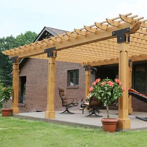 4x4 T Forme Post et Faisceau Connecteur Truss Toit Attache Pergola Support pour <span class=keywords><strong>Bois</strong></span> Réglable Post Cap - Product Image 2
