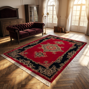 Alfombra Moderna de Diseño, Hecha a Mano con Seda Pura, Antideslizante, de Lujo, para Sala de Estar, Dormitorio, Hotel, Salón, Interior Premium - Product Image 6