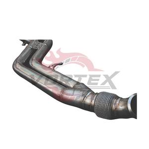Sistema de Escape Catback Vortex de Acero Inoxidable para F87 M2 3.0T N55 2014-2018 76MM/3" Pulido Espejo/Areado Azul - Product Image 4
