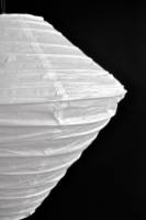 Ornements suspendus d'intérieur, forme de diamant artificiel, blanc, grand modèle, en papier de riz, design moderne, abat-jour