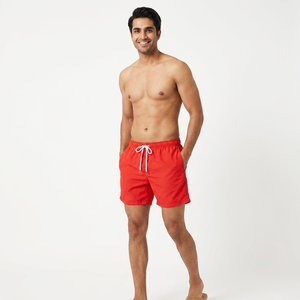 Summer Wholesale European and American Men's Surfing Solid Color Men's Beach Three-pointer Beach ShortsDDP shipping - Product Image 1