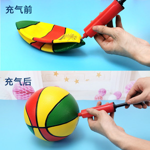Balón de Baloncesto Inflable de PVC Personalizado en Color y Tamaño, Balón Deportivo Ligero y Rebotador <span class=keywords><strong>Jun</strong></span> <span class=keywords><strong>Bao</strong></span> JB-02 - Product Image 2