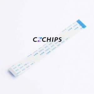 HX FFC-0.5-24P-100mm F FFC Cable (Flexible Flat Cable) P=0.5mm Connector 24P 0.5mm 0.3mm Reverse - Product Image 1