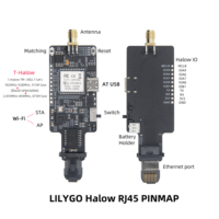 Módulo IoT LILYGO T-Halow RJ45 Wi-Fi HaLow (802.11ah) 902-928MHz Comunicación Inalámbrica de Largo Alcance Compatible con Modo Dual STA+AP