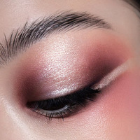 Palette de fards à paupières rose-brun 15 couleurs, fini mat, nacré et scintillant, longue tenue, maquillage professionnel, fabrication OEM