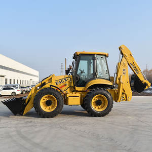 Avec moteur diesel 4 cylindres et distributeur de direction Eaton pour travaux agricoles, la rétrocaveuse sur roues Hengxing E4CX. - Product Image 6