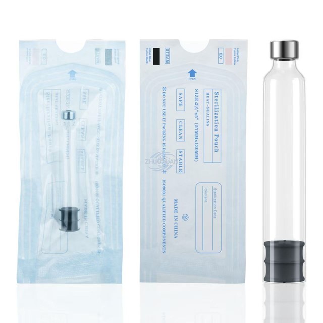 3ml clear medical glass vial