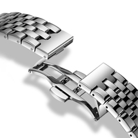 Montre à quartz pour homme Mark Fairwhale, aiguilles lumineuses, boucle papillon, étanche 30 m, verre trempé, montre sport pour poignet FW-5810