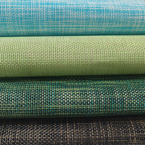 STARUNK Tissu de chaise en vinyle imperméable Tissu de teslin en maille de polyester enduit de PVC <span class=keywords><strong>pour</strong></span> chaise de cour de plage de patio extérieur - Product Image 2