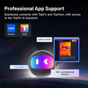 Câmera Térmica Infravermelha Móvel TOPDON TC001 Max com Lentes Duplas, Imagem Térmica de Longo Alcance e Compatibilidade Multi-Sistema - Product Image 4