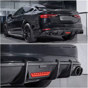 Nhà Máy Xe Bất Carbon Sợi Khuếch Tán Cho Audi A2 A3 A4 A5 A6 A6 A7 A8 S3 S4 S5 S6 S7 Q3 Q5 Q7 Rear Bumper Khuếch Tán 2008-2024 - Product Image 3