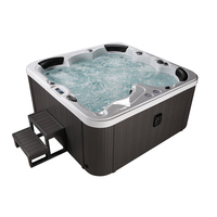 Calefacción exterior para 5 personas Piscinas Spa Acrílico importado Balboa Familia Bañera de hidromasaje Piscinas Swim Spa