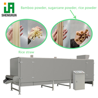 Ligne de production entièrement automatique de pailles à boire jetables en paille de riz naturelle pure et comestible