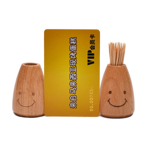 Boîte à cure-dents en bois pour table de <span class=keywords><strong>restaurant</strong></span>, comptoir de cuisine et décoration de salle à manger à domicile, personnalisation du logo - Product Image 3