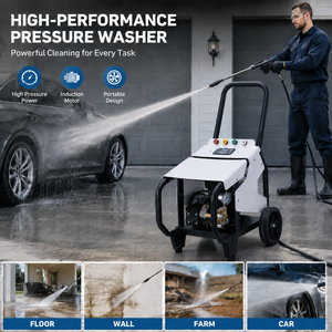 RYP 12L/min 380V Rubbish <strong>Bin</strong> <strong>Cleaner</strong> 2.2Kw Electric Jet Washer High-Pressure Home for Car Wash - Product Image 3