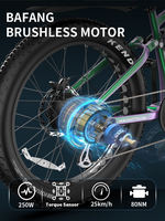Stock UE et États-Unis, DUOTTS E26, vélo électrique de montagne, vélo tout-terrain, pneu gras, moteur, batterie 48V 20AH, vélo électrique
