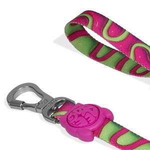 สายจูงสุนัขแบบปรับได้ H3D ลายเจลลี่สีชมพูเขียว - Product Image 4