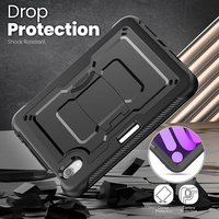Étui de protection en TPE pour tablette iPad Mini 6/Mini 7, 8,3 pouces, avec béquille pliable intégrée et emplacement pour stylet