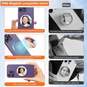 Miroirs à <span class=keywords><strong>selfie</strong></span> magnétiques pour Apple 16 15 14 13 12 et <span class=keywords><strong>Samsung</strong></span>, miroirs pour caméra arrière pour l'enregistrement vidéo MG-20 - Product Image 5