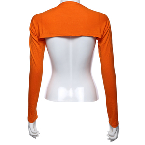 20 Colori Coprispalle a Maniche Lunghe per Donne Musulmane, Bolero/Shrug/Avvolgente, Protezione Solare, Manica Elasticizzata, Tinta Unita, Novità - Product Image 4