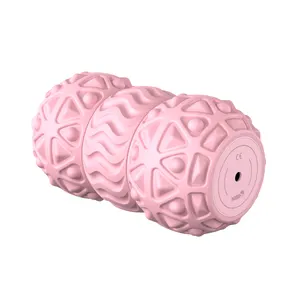 Hot bán Massager bóng điện Sạc Con lăn yoga rung massage đậu phộng bóng