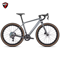Vélo de route/gravel TWITTER Gravel X Weeltop GEX-13S léger en fibre de carbone avec freins à disque, cadre en aluminium, pour course, sport et ville