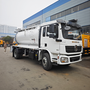 Camion de nettoyage des égouts Shacman L3000 à aspiration manuelle et jet d'eau haute pression, véhicule diesel - Product Image 2