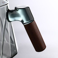 Tasse à thé en verre résistant à la chaleur, tasse de bureau, tasse de cérémonie, tasse à thé florale haut de gamme personnelle
