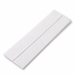 Serviettes en papier jetables blanches 1 pli, design en acier inoxydable, 6 plis, pour anniversaires - Product Image 2