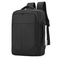Sac à dos extensible Oxford pour homme avec logo personnalisé, grande capacité, pour ordinateur portable, étanche en polyester, idéal pour les trajets professionnels