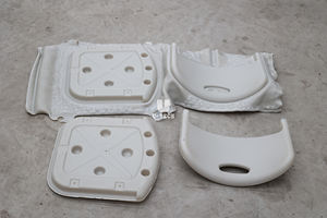 طاولة تلقائية من البلاستيك عالي الكثافة قابلة للطي من قطعتين للحفلات النفخ وصنع حافلة مدرسية - Product Image 6