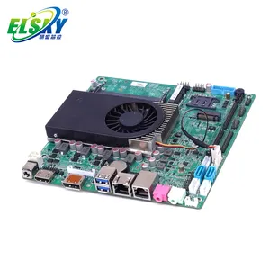 ELSKY QM9850 Intel çift dört çekirdekli I7 anakart 4K 2LAN DP 6COM R232 yüksek kaliteli anakart 1150