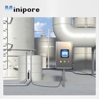 Contrôleur de pH en ligne Minipore pour l'analyse de l'eau industrielle, transmetteur ORP avec sortie 4-20mA+RS485, pH-mètre automatique