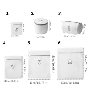 Bolsa de lavandería de malla para uso doméstico, bolsa de cuidado de ropa para <span class=keywords><strong>lavadora</strong></span>, bolsa de cuidado de ropa de malla antideformación Extra grande - Product Image 5
