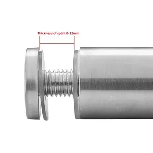 Thép không gỉ dấu hiệu standoff vít dấu hiệu vàng gắn khung phần cứng standoff quảng cáo móng tay - Product Image 3