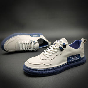 Chaussures de skate pour hommes, grande taille, chaussures décontractées, chaussures plates polyvalentes, chaussures à enfiler en tissu extensible pour le printemps, l'été et l'automne - Product Image 4