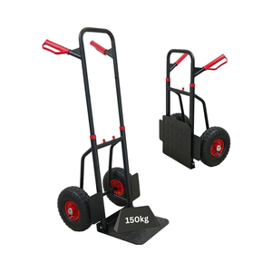Chariot à sacs pliable et extensible <span class=keywords><strong>Taurus</strong></span> 150 Professional 110x50x57 cm |   Capacité de 150 kg |   Poignées gonflables en acier allié - Product Image 1