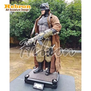 Statue de personnage d'anime grandeur nature de Marvel DC de qualité supérieure, modèle en résine de <span class=keywords><strong>Batman</strong></span>, super-héros, pour la décoration de la maison - Product Image 2