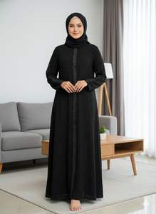 Nouvelle Abaya Arabe 2026 pour Femme – Robe Longue Modeste pour Soirée, Tenue Décontractée et Vêtements d'Intérieur Style Dubaï - Product Image 3