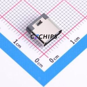HX TYPE-C 2P L8.6 USB <b>Connector</b> SMD <b>Connector</b> ( <b>Connector</b> Type: Type-C )( Gender: Female )( Mounting Type: Solder Wire Type ) - Product Image 1