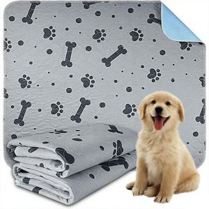 كلب قط قابل للغسل فائق الامتصاص ، جرو قابل لإعادة الاستخدام للتدريب على النونية ، حصيرة حفاضات للحيوانات الأليفة صحية ومقاومة للتسرب - Product Image 1