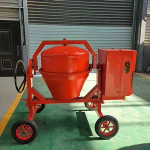 5袋500Lミニコンクリートミキサー機械手動給水・排出モーター - Product Image 3