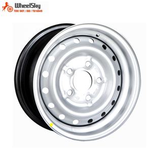 Wheelsky ET1360501-R12-S <span class=keywords><strong>13</strong></span> <span class=keywords><strong>Pouces</strong></span> 13x6.0 5x112 Peinture argentée En Acier Jantes <span class=keywords><strong>De</strong></span> Roues <span class=keywords><strong>De</strong></span> <span class=keywords><strong>Remorque</strong></span> - Product Image 1