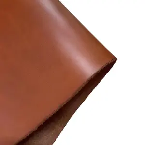 ब्राउन गाय तेल tanned गाय चमड़े इटली गुणवत्ता अच्छा रंग और पागल हार्स शैली गाय त्वचा - Product Image 1