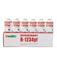 Vente en gros d'usine, climatiseur de voiture de la marque Umiko, gaz réfrigérant de haute qualité HFO-1234yf, dérivés d'hydrocarbures, 226 g net