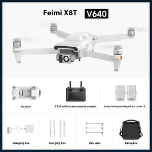 Fimi x8t 640 hồng ngoại hình ảnh nhiệt thương mại Drone HD 4K chụp ảnh trên không chuyên gia điều khiển từ xa có thể gập lại 20km nhựa - Product Image 5