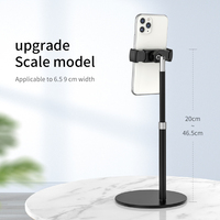 Support de téléphone portable OULAIKE L11 pour bureau, en acier carbone et ABS, flexible, hauteur réglable, étanche, portable, compatible avec les smartphones de 3 à 12 pouces