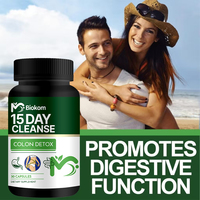Capsules Détoxifiantes et Amincissantes aux Herbes pour le Nettoyage du Côlon en 15 Jours – Complément pour la Santé Intestinale et la Revitalisation des Parois Intestinales