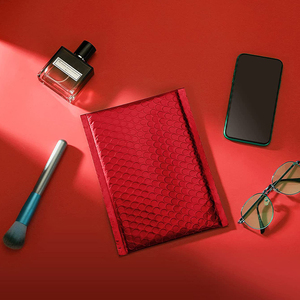 Nhà Máy Giá Co-ép Đùn Kim Loại Red Gold Bong Bóng Bưu Phẩm Đệm Bong Bóng Chuyển Phát Nhanh Túi - Product Image 5